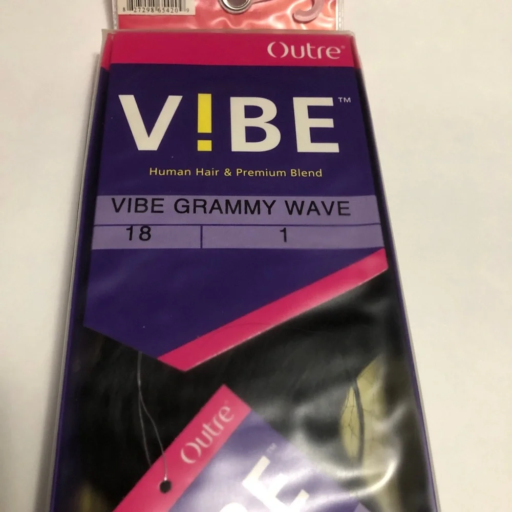 Outre Vibe Grammy Wave 18 Inch Color #1 Black Hair Extensions Weave New